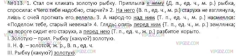 Век 113 русском языке. Русский язык 5 класс учебник 1 часть упражнение 113.