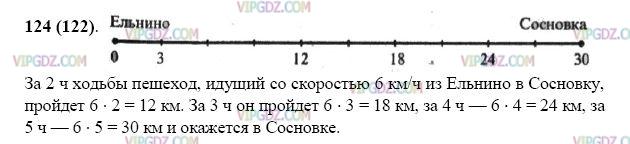 Изображение решения 3 на Задание 124 из ГДЗ по Математике за 5 класс: Н. Я. Виленкин, В. И. Жохов, А. С. Чесноков, С. И. Шварцбурд.