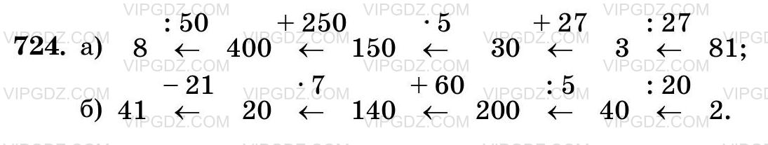 Изображение решения 3 на Задание 724 из ГДЗ по Математике за 5 класс: Н. Я. Виленкин, В. И. Жохов, А. С. Чесноков, С. И. Шварцбурд.